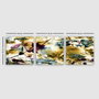 Wallity Conjunto de 3 Pinturas Decorativas en Lienzo Multicolor P216207